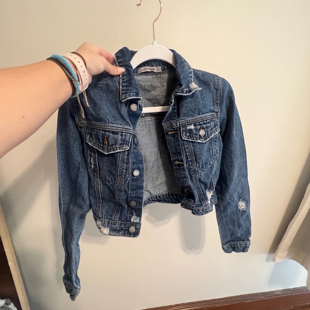 Carmar Jean jacket size small